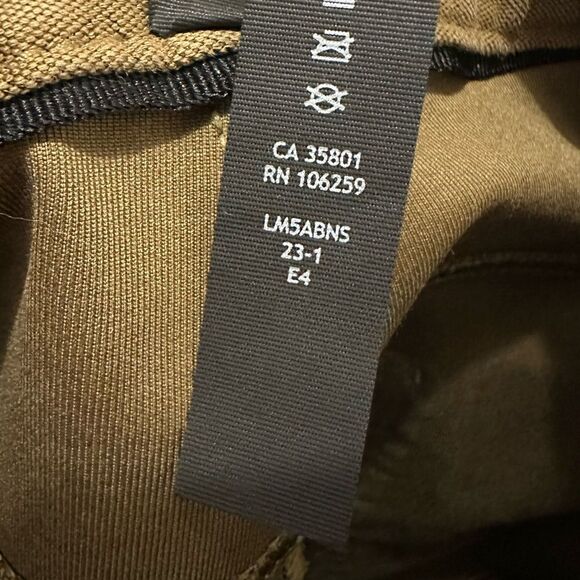 Men's Brown Casual Pants Canvas ABC Slim-Fit 5 Pocket 31L Utilitech Sz 34 - Picture 6 of 6